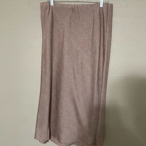 Dotted Midi Skirt